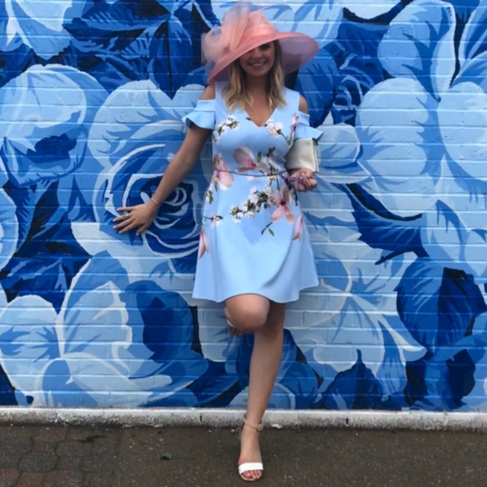 Ted Baker Cold Shoulder Cocktail Dress